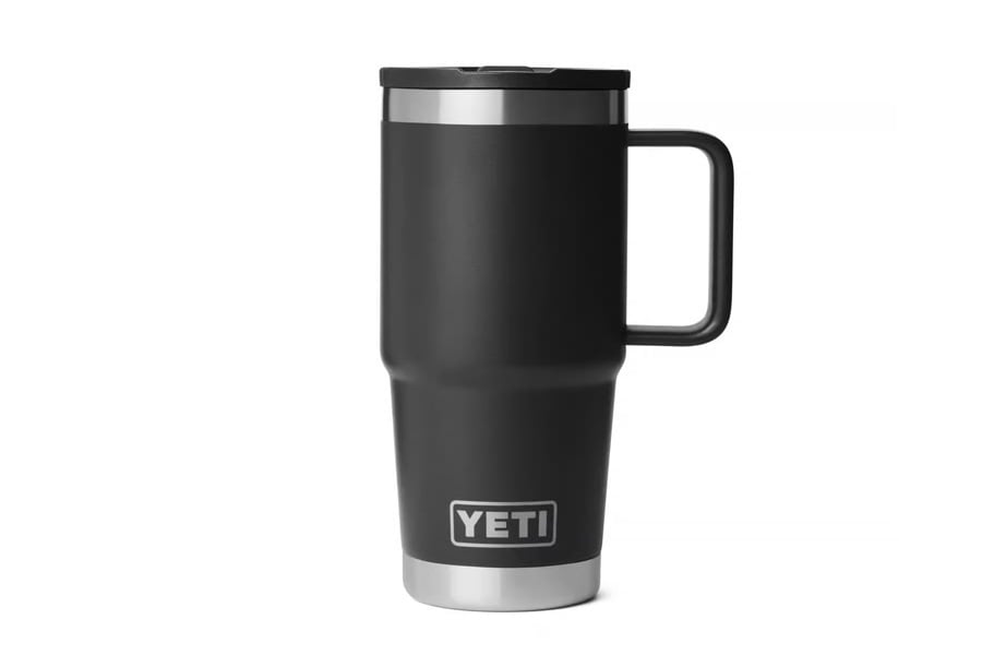 YETI Rambler 20oz Travel Mug with Straw Black