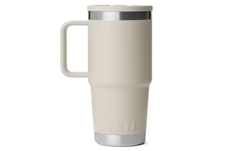 YETI Rambler 20oz Travel Mug with Straw Cape Taupe