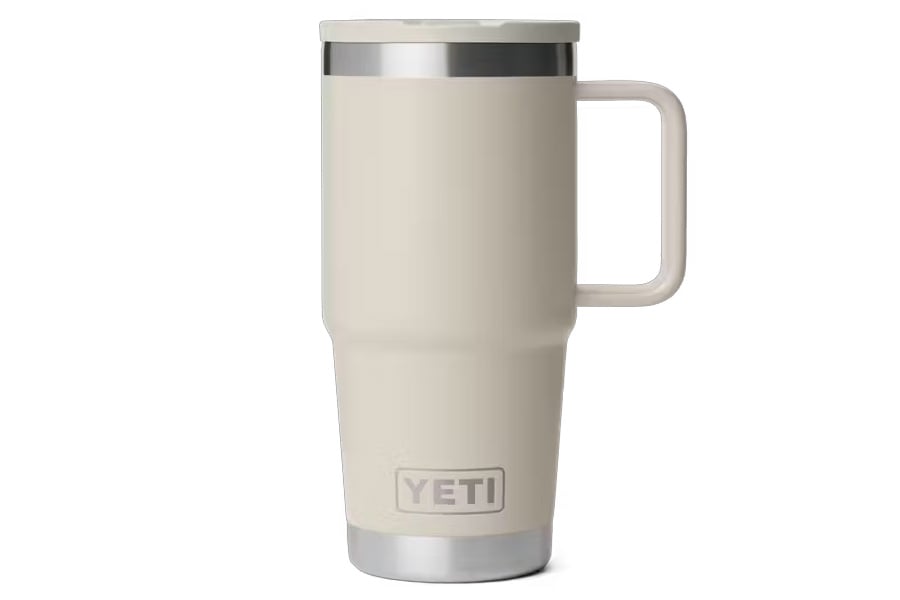 YETI Rambler 20oz Travel Mug with Straw Cape Taupe
