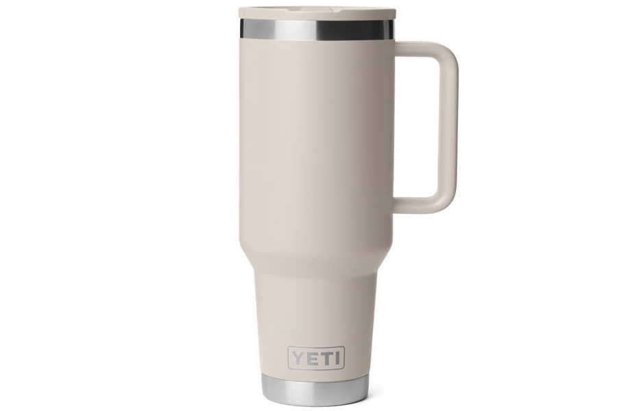 YETI Rambler 40oz Travel Mug with Straw Cape Taupe