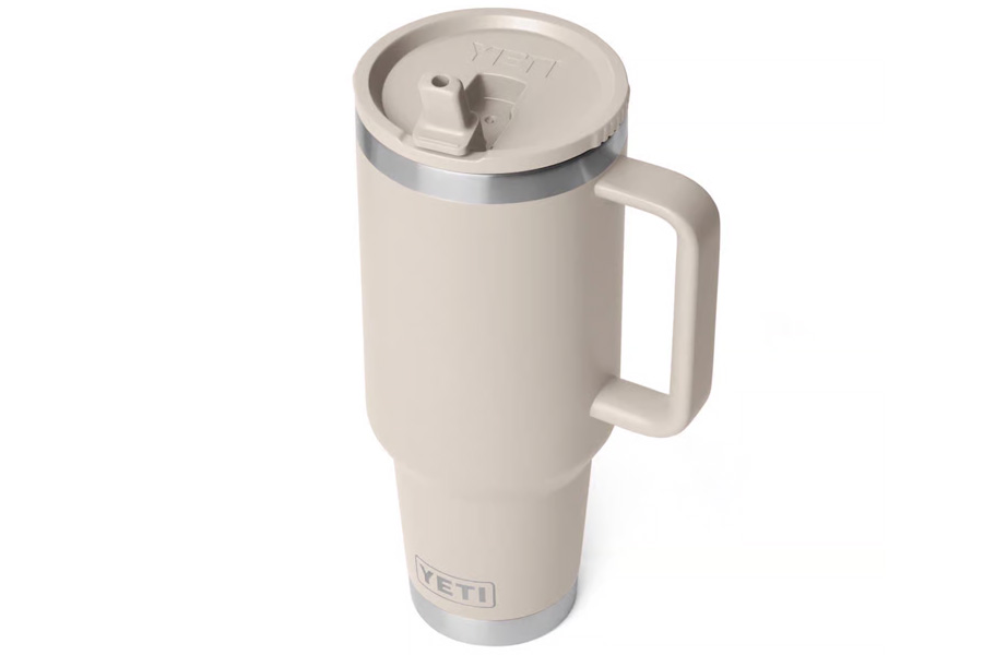 YETI Rambler 40oz Travel Mug with Straw Cape Taupe