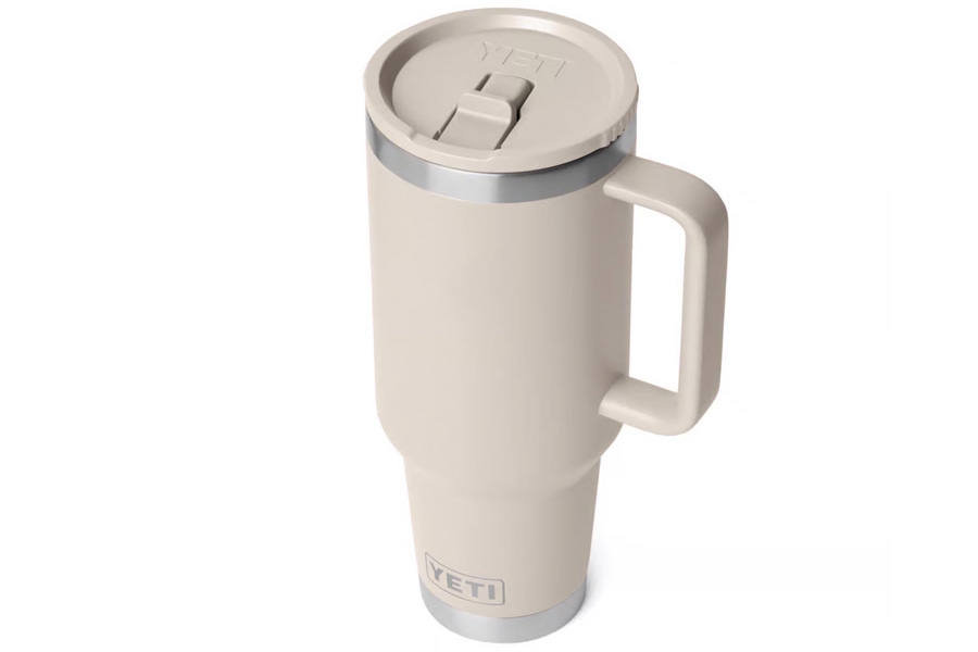 YETI Rambler 40oz Travel Mug with Straw Cape Taupe