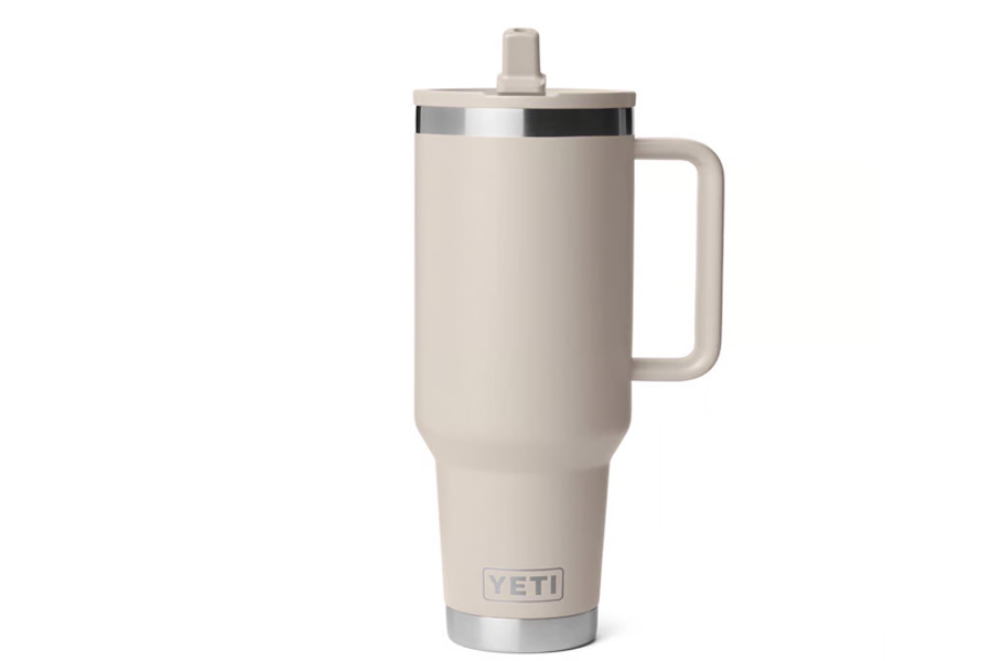 YETI Rambler 40oz Travel Mug with Straw Cape Taupe
