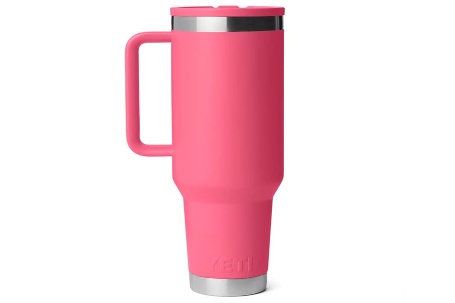 YETI 40oz Travel Rambler with Straw Mug Tropical