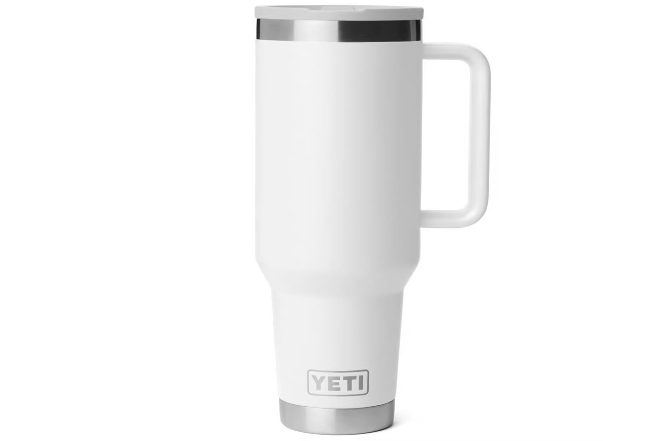 YETI Rambler 40oz Travel Mug with Straw White
