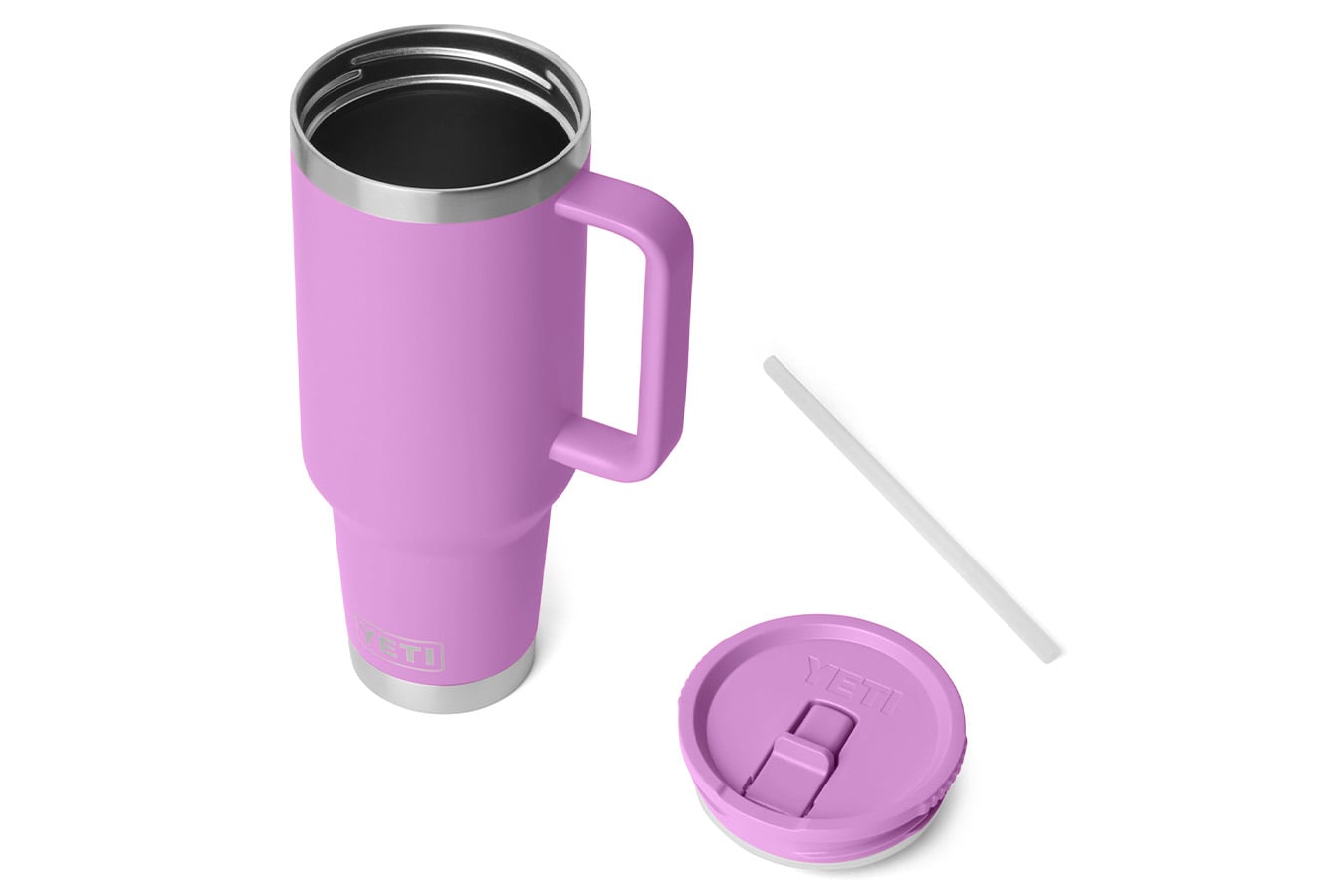 YETI Rambler 40 oz Travel Mug with Straw Desert Bloom