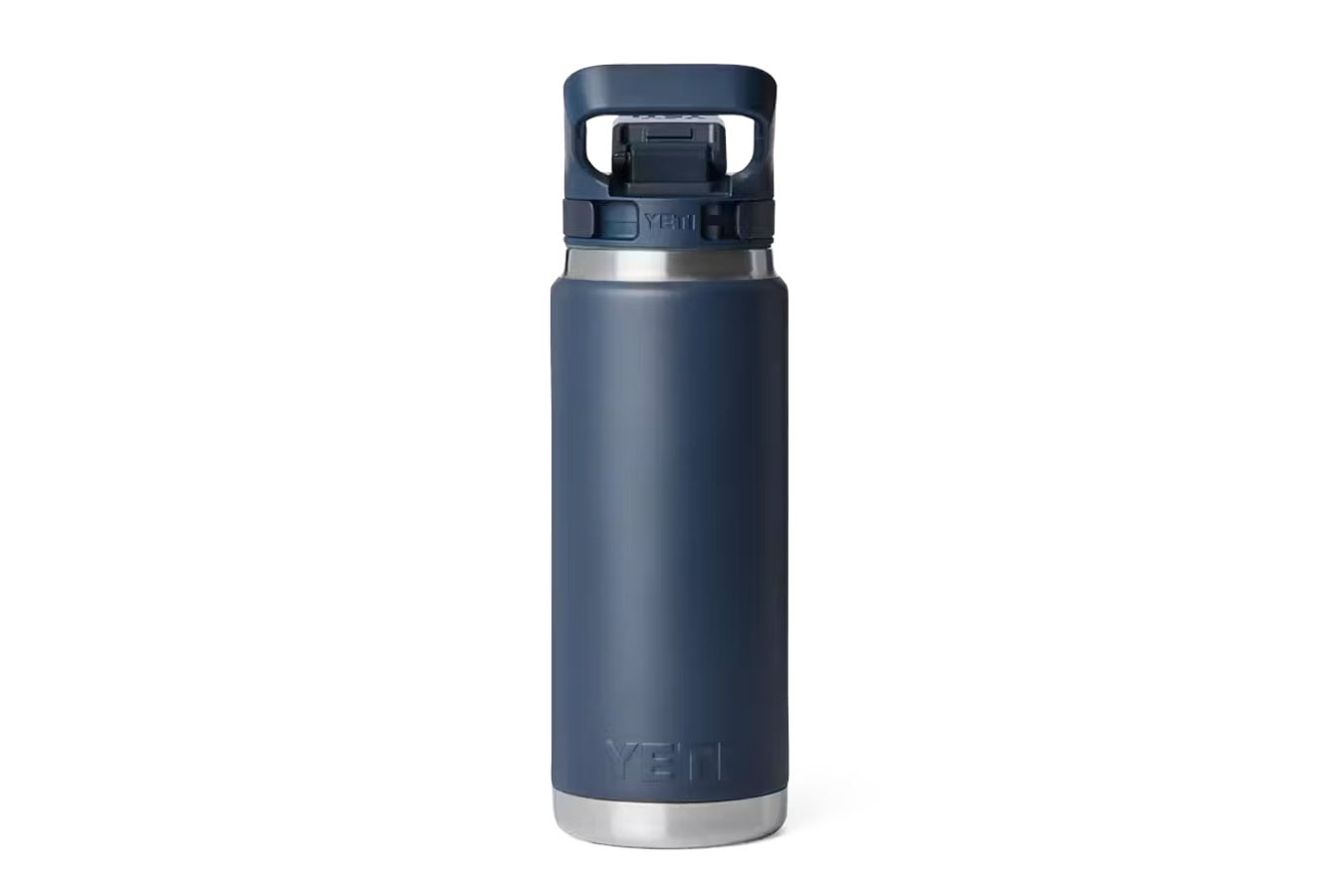 YETI COOLERS Rambler 26 oz Water Bottle with Flip Chug Cap Navy