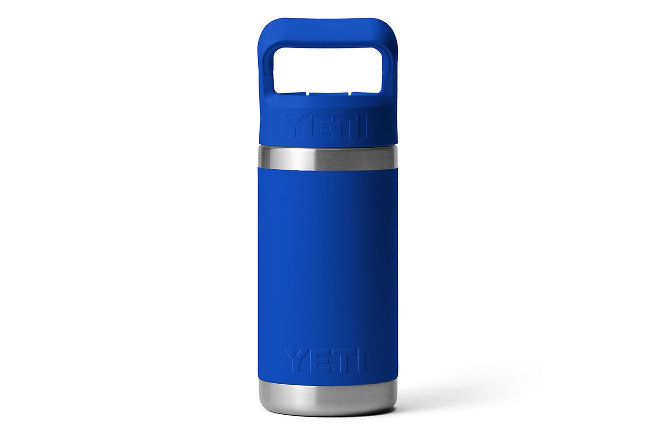 YETI Rambler Jr 12oz Kids Bottle with Straw Cap Royal Blue