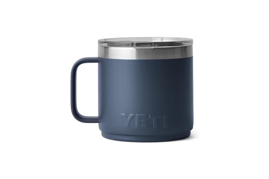 YETI COOLERS Rambler 14oz Stackable Mug with Ceramic Lining Navy