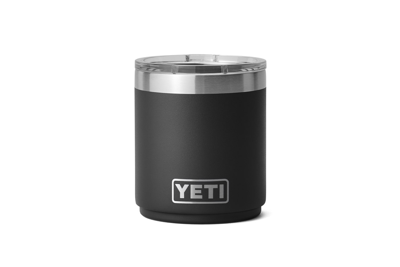 YETI COOLERS Rambler 10 oz Stackable Lowball 2.0 Black Magslider Lid