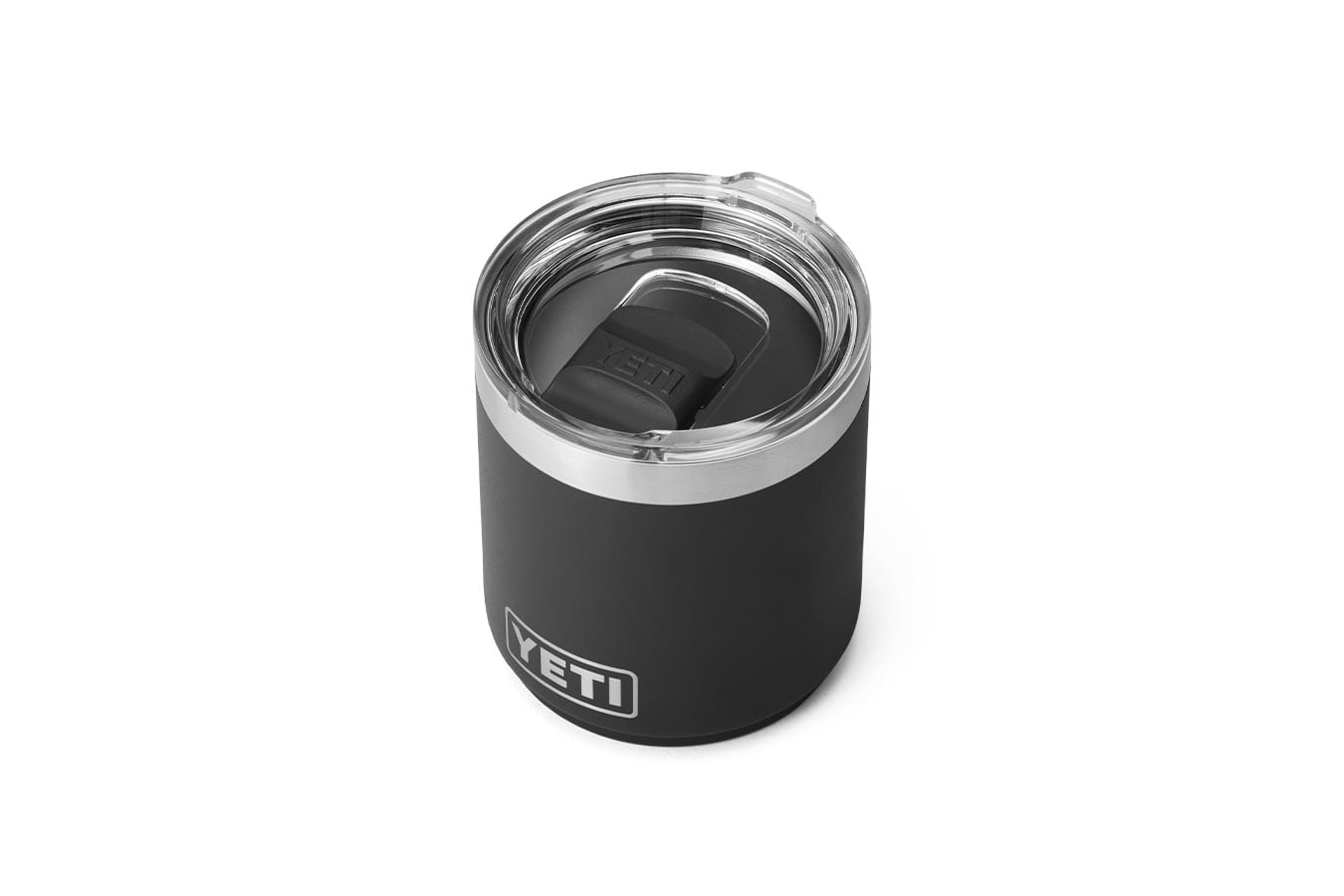 YETI COOLERS Rambler 10 oz Stackable Lowball 2.0 Black Magslider Lid