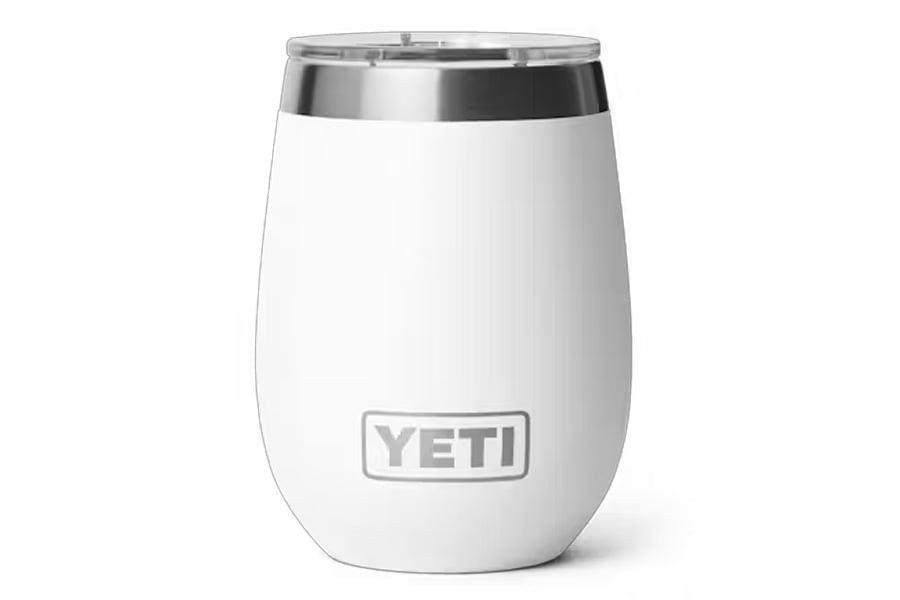 YETI Rambler 10oz Wine MagSlider Lid White