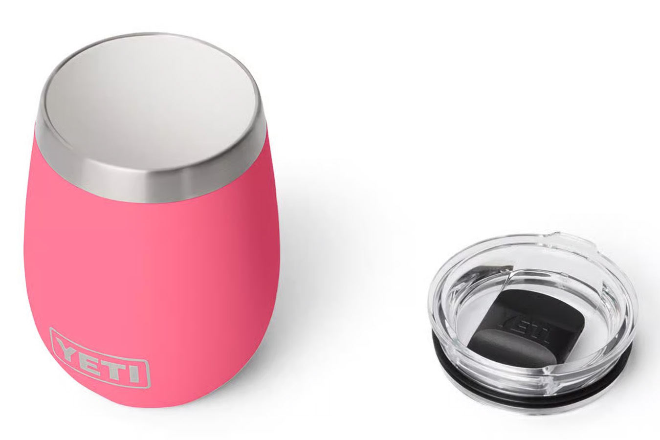 YETI Rambler 10oz Wine Tumbler with MagSlider Lid Tropical Pink