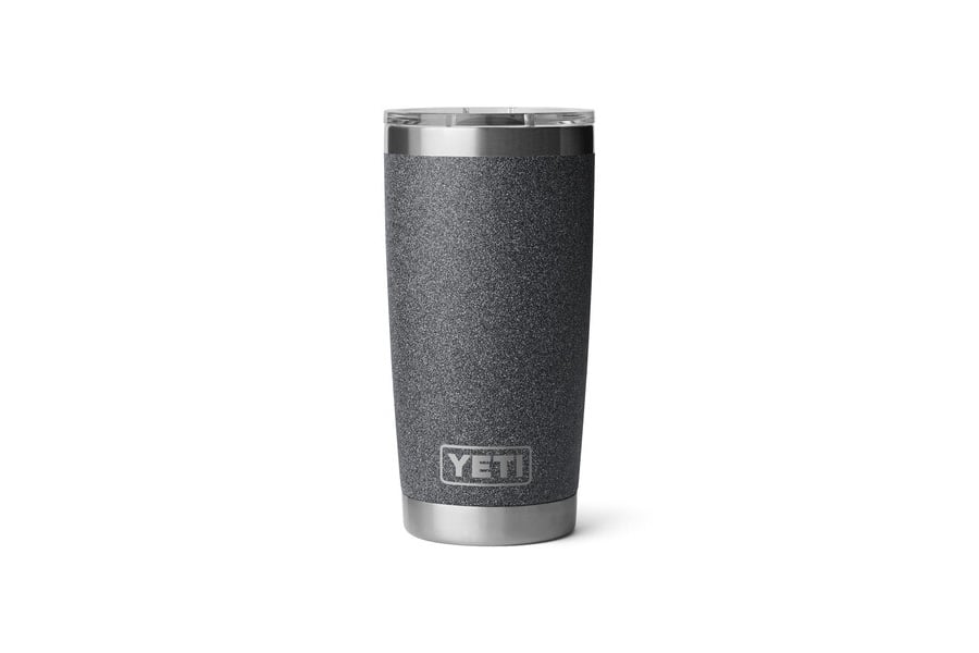 YETI Rambler 20oz Tumbler with Magslider Lid Black Stone