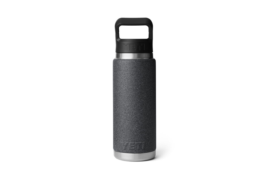YETI Rambler 26 oz Straw Bottle Black Stone