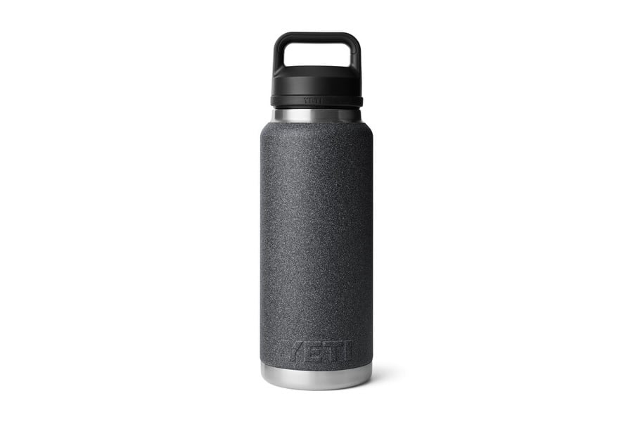 YETI Rambler 36oz Bottle with Chug Cap Black Stone