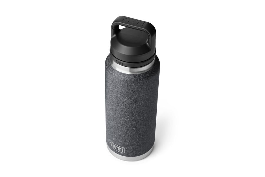 YETI Rambler 36oz Bottle with Chug Cap Black Stone
