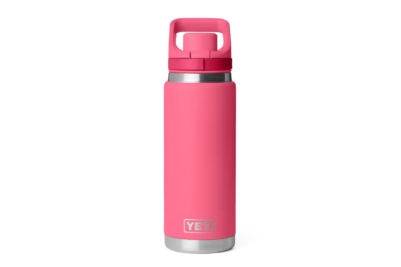 YETI Rambler 26 oz Water Bottle with Flip Chug Cap Tropical Pink