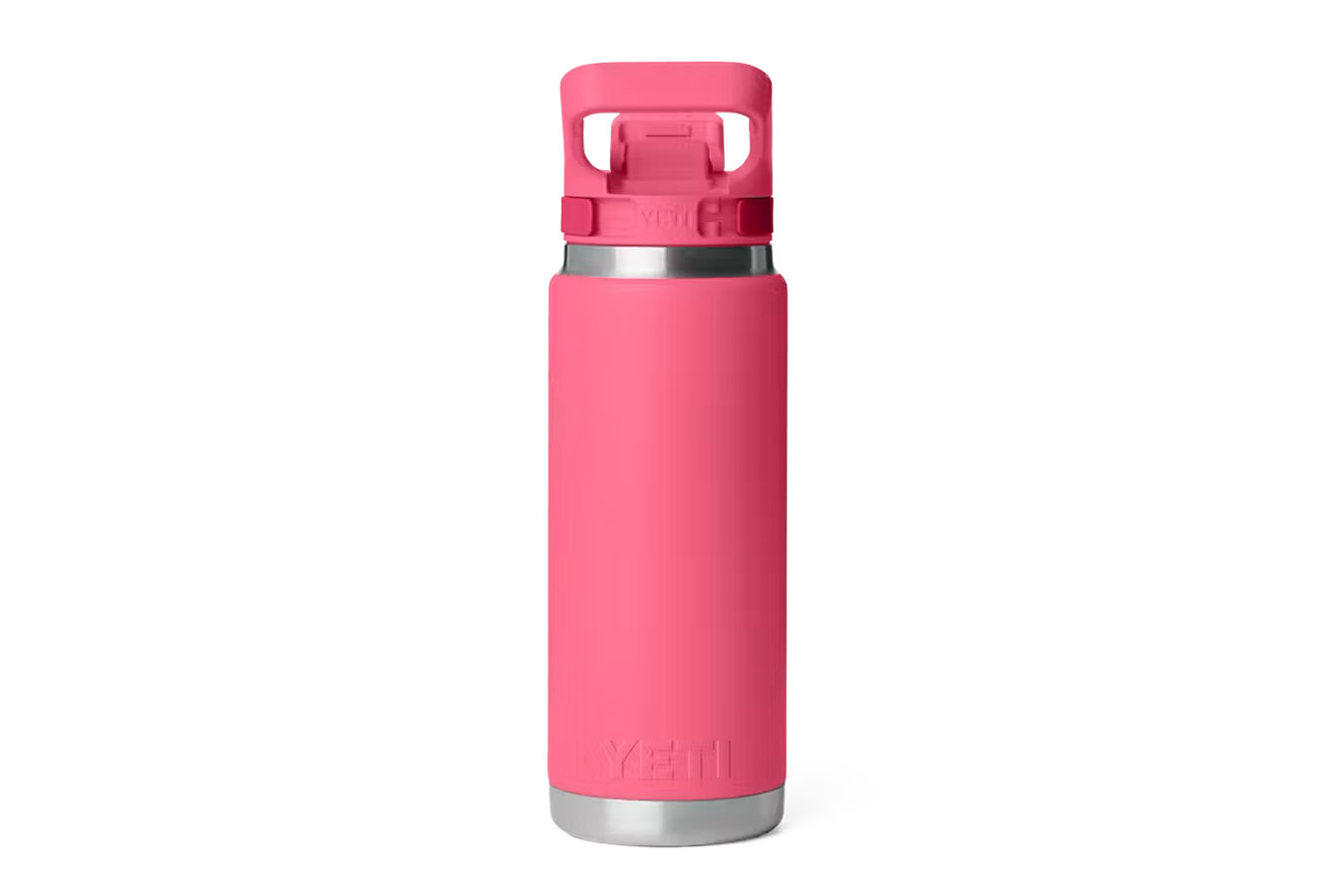 YETI Rambler 26 oz Water Bottle with Flip Chug Cap Tropical Pink