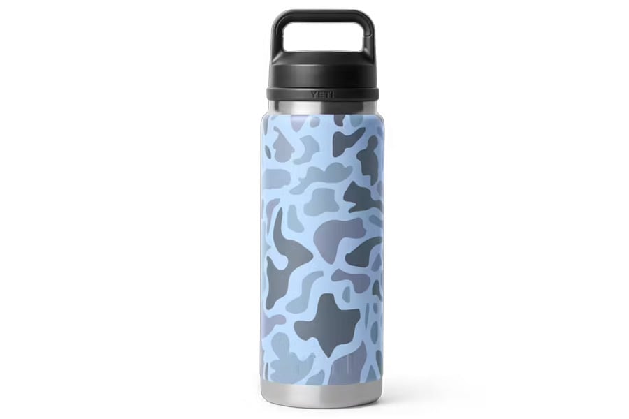 YETI Rambler 26 oz Water Bottle with Chug Cap Blue Camo