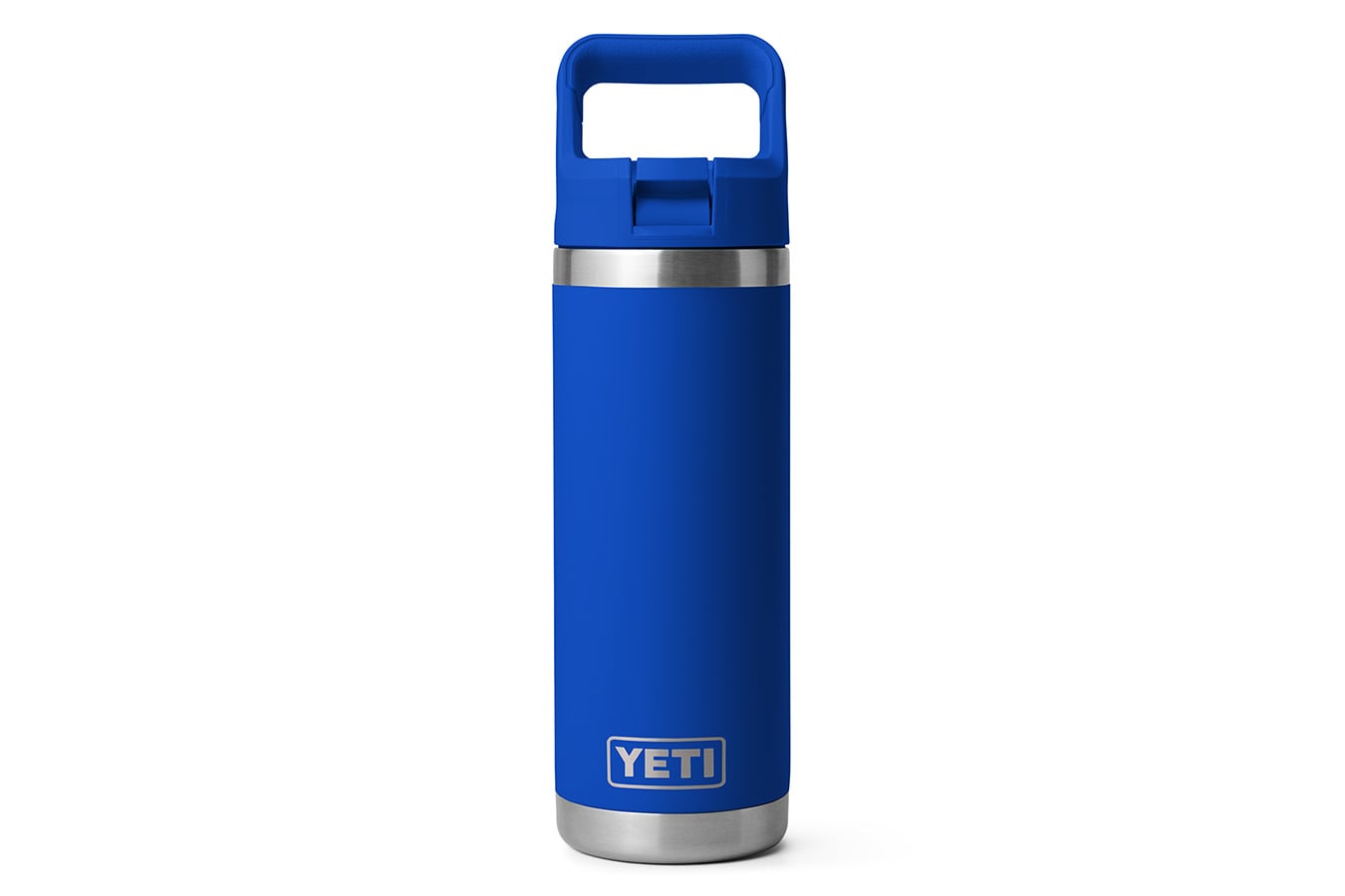YETI Rambler 18oz Water Bottle with Straw Royal Blue