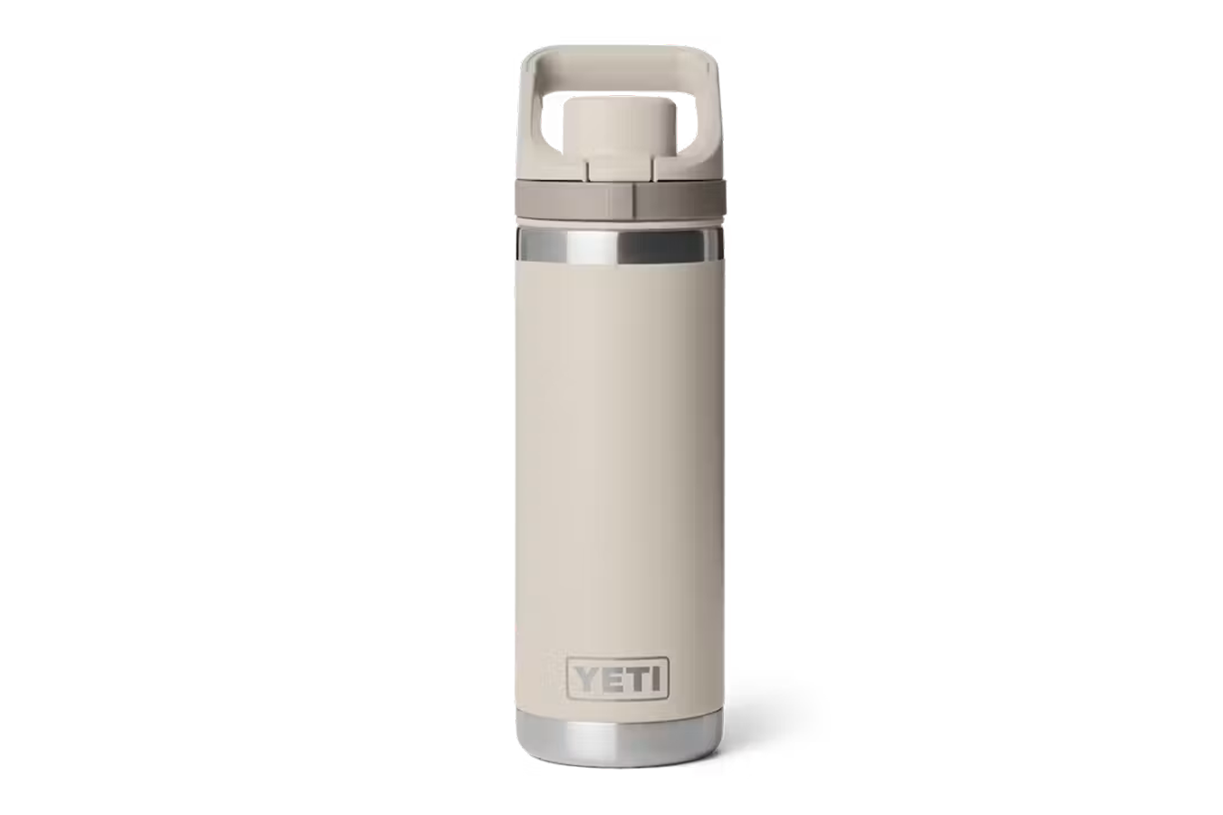 YETI Rambler 18oz Flip Chug Water Bottle Cape Taupe