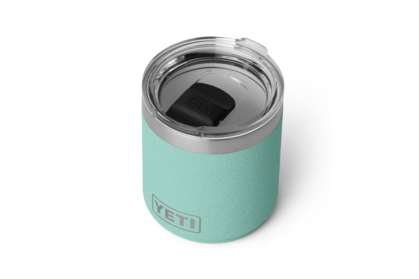 YETI COOLERS Rambler 10 oz Stackable Lowball 2.0 MagSlider Lid Seas Stone