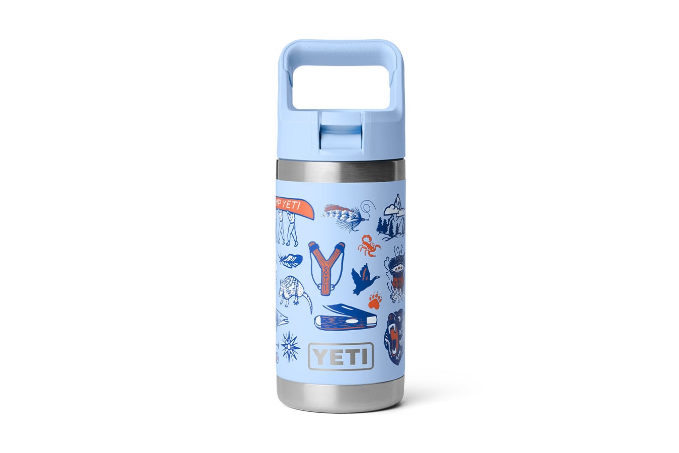 YETI Rambler Jr. 12 oz Kids Water Bottle Big Sky Summer Camp