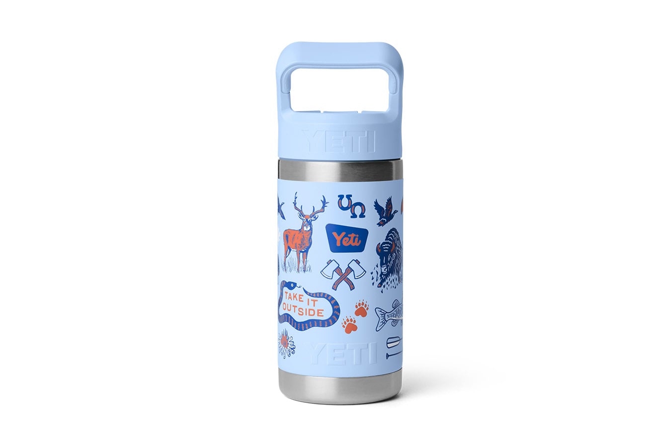 YETI Rambler Jr. 12 oz Kids Water Bottle Big Sky Summer Camp