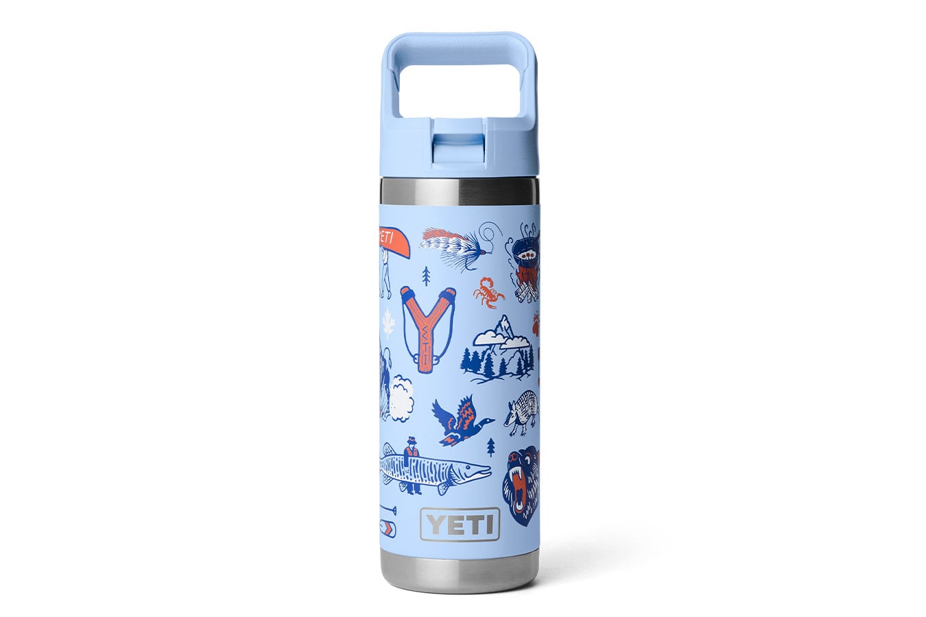YETI Rambler 18 oz Water Bottle Big Sky Summer Camp