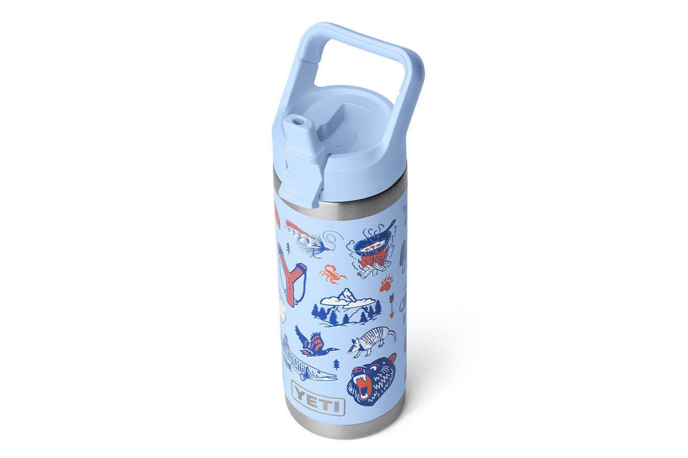YETI Rambler 18 oz Water Bottle Big Sky Summer Camp