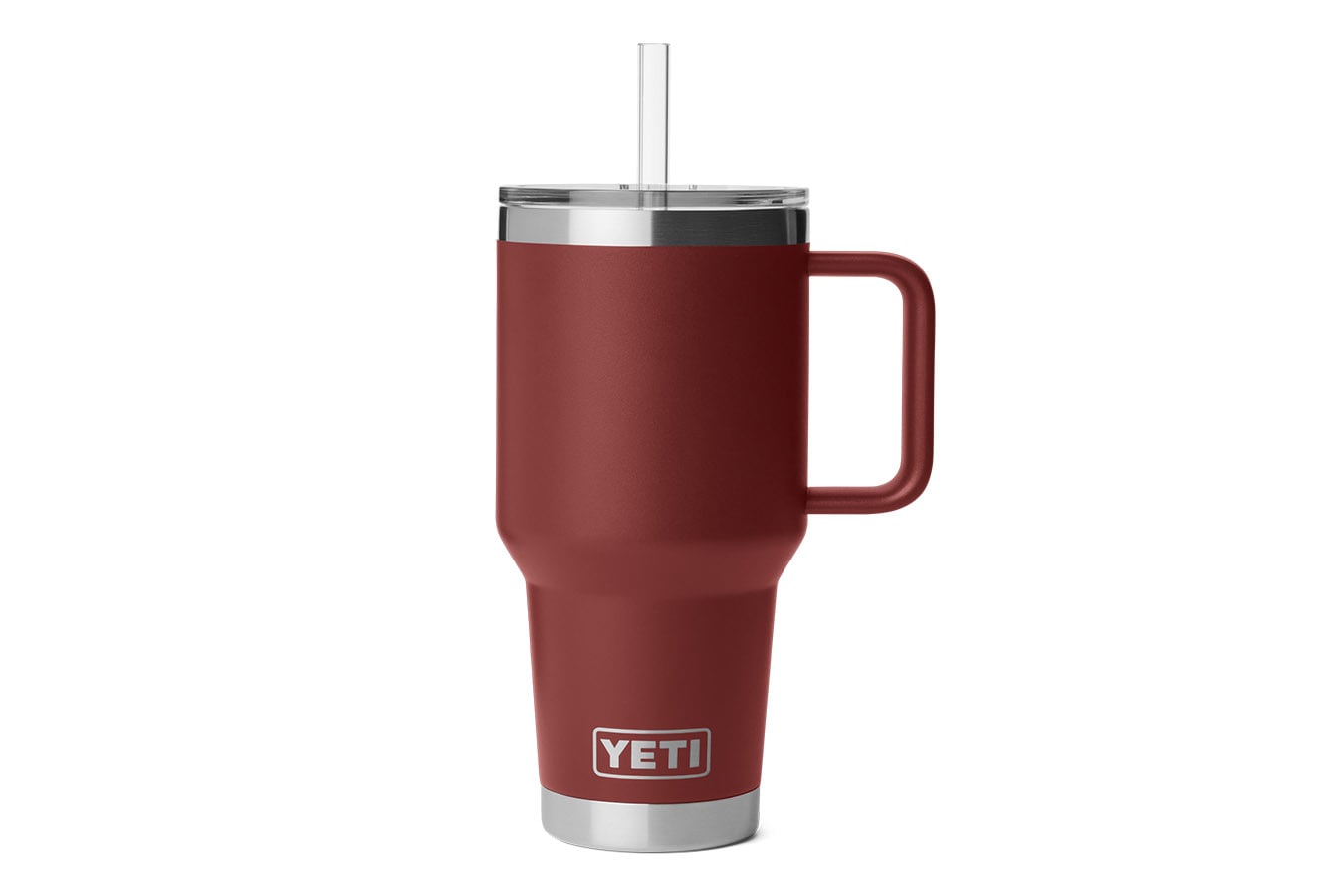 YETI Rambler 35 oz Straw Mug Stag Red