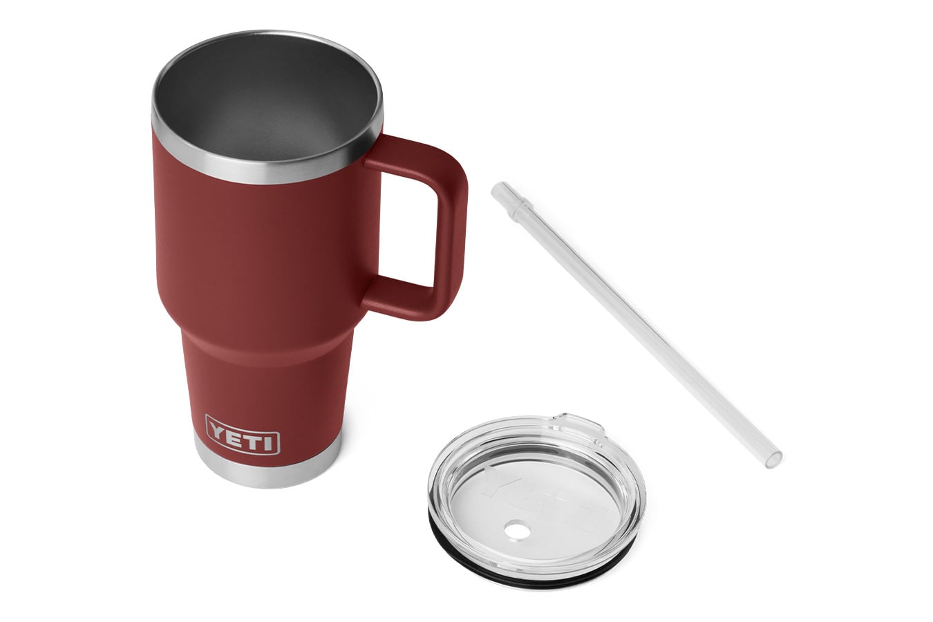 YETI Rambler 35 oz Straw Mug Stag Red