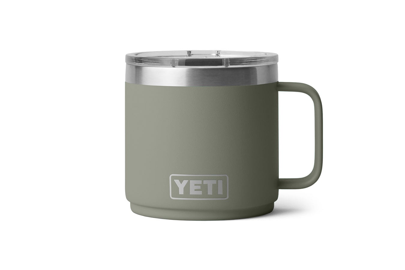 YETI Rambler 14 oz Ceramic Mug with Magslider Lid Pampa Green