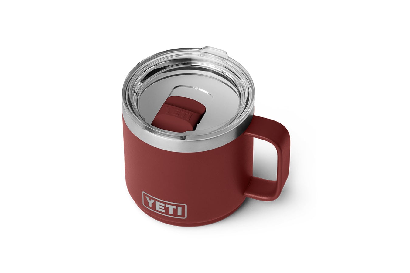 YETI Rambler 14 oz Ceramic Mug with Magslider Lid Stag Red
