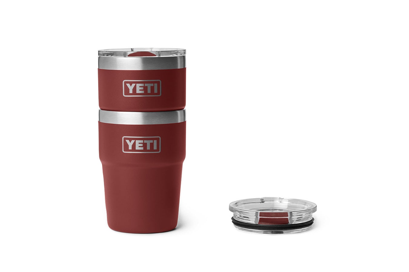 YETI Rambler 16 oz Stackable Cup with Magslider Lid Stag Red