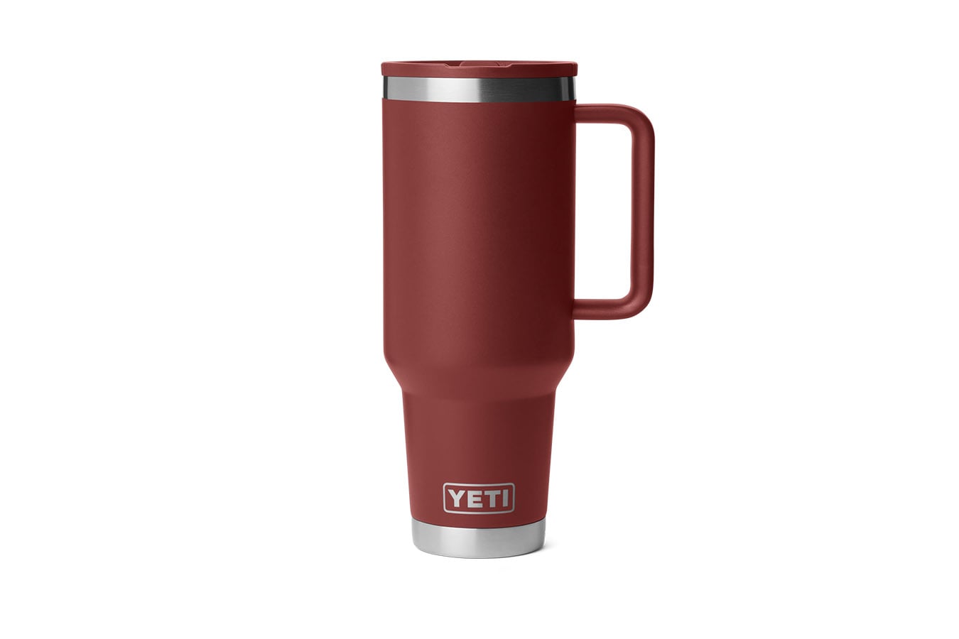 YETI Rambler 40 oz Travel Straw Mug Stag Red
