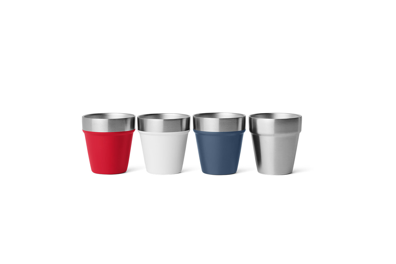 YETI COOLERS YETI Shot Glasses with Case Red White and Blue