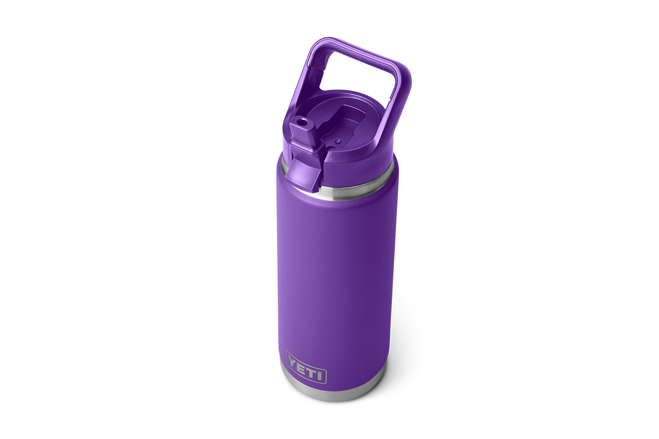 YETI Rambler 26 oz Water Bottle with Straw Cap Pace Purple
