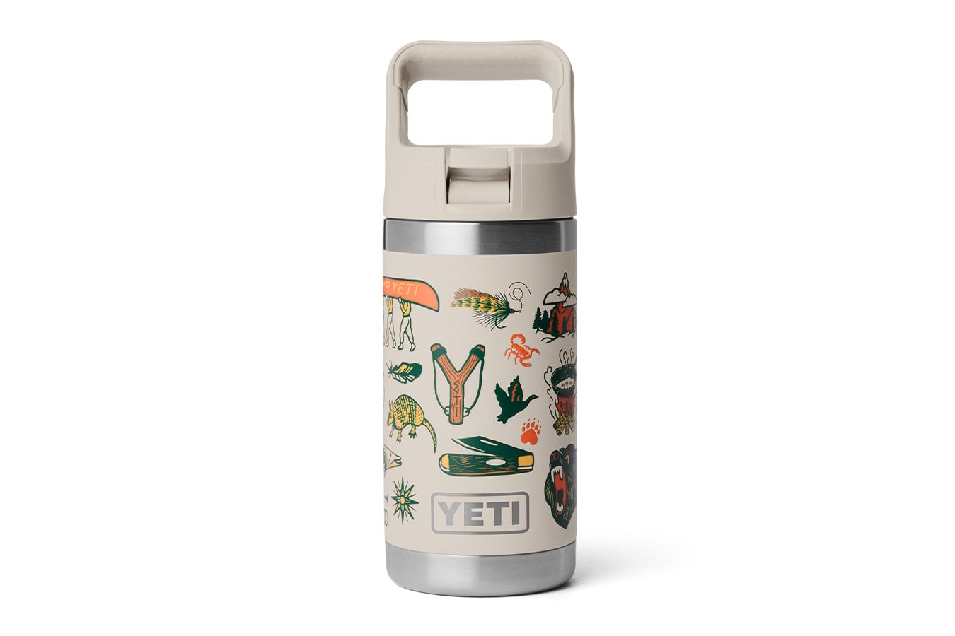YETI Rambler Jr. 12 oz Kids Water Bottle Cape Summer Camp