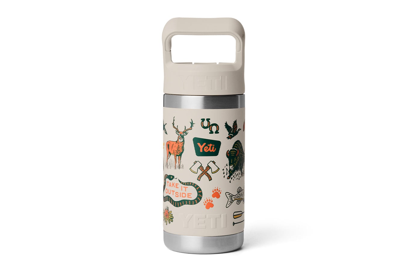 YETI Rambler Jr. 12 oz Kids Water Bottle Cape Summer Camp