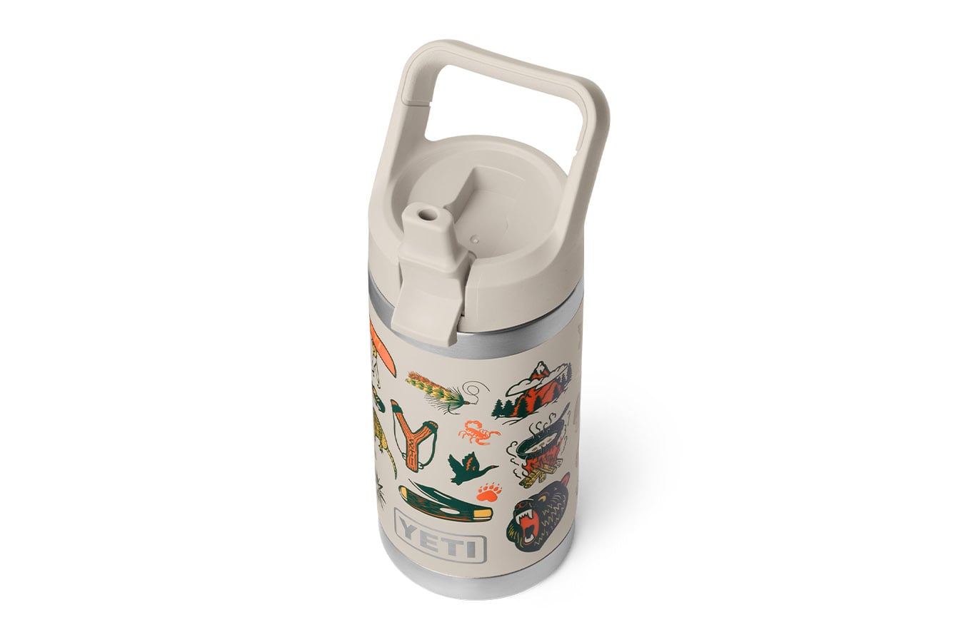 YETI Rambler Jr. 12 oz Kids Water Bottle Cape Summer Camp
