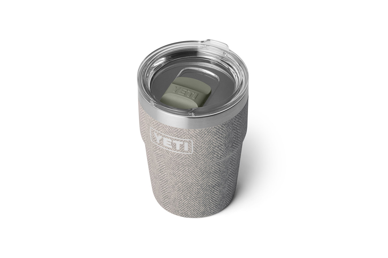 YETI COOLERS Rambler 16 oz Stackable Cup with Magslider Lid Riverhead Green