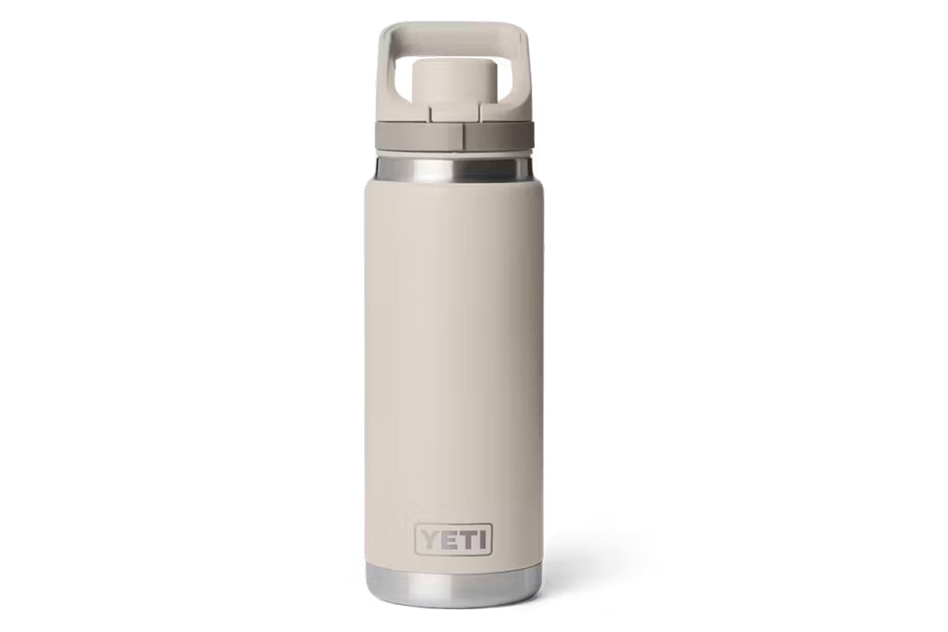 YETI Rambler 26oz Flip Chug Water Bottle Cape Taupe