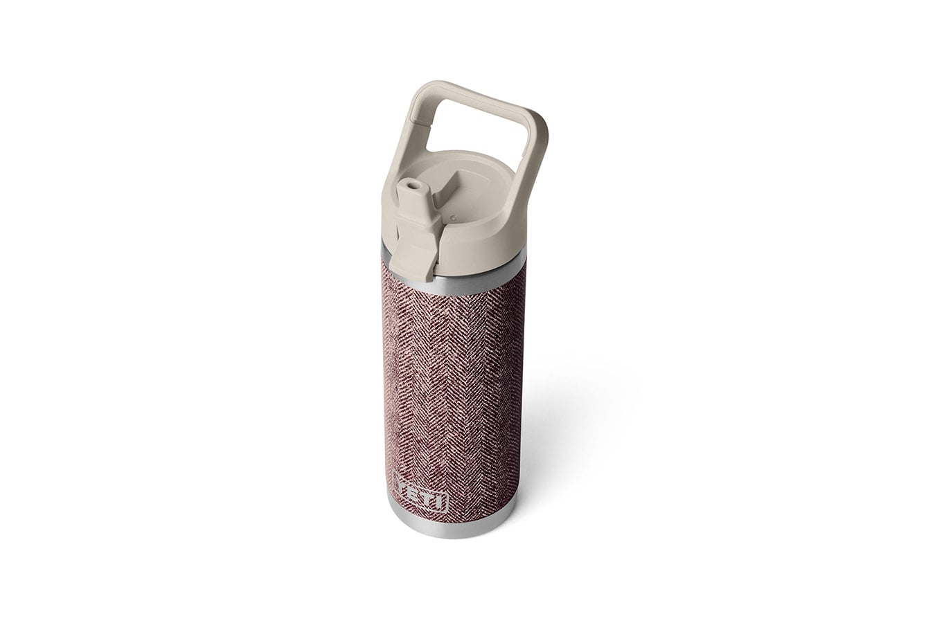 YETI COOLERS Rambler 18 oz Water Bottle with Straw Cap Riverhead Red