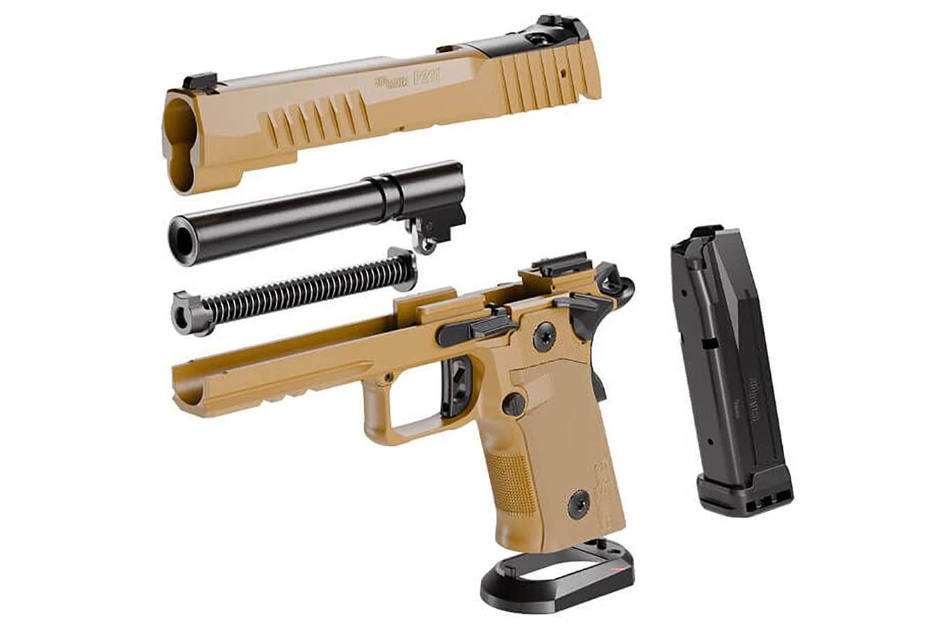 Sig Sauer P211-GT5 Coyote 9mm Optic Ready Double Stack 1911 Pistol with Coyote Cerakote Finish