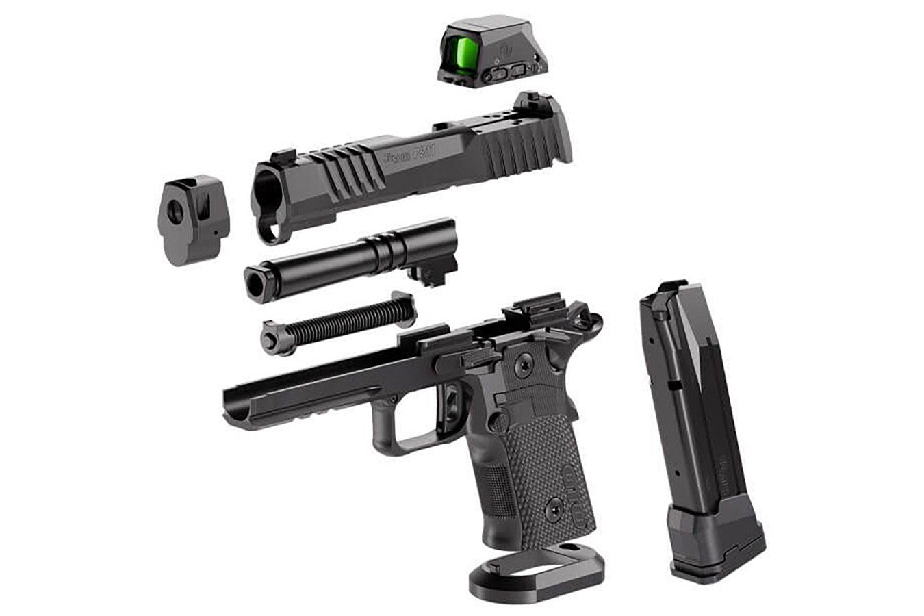 SIG SAUER P211-GTO 9mm Double Stack 1911 Pistol with SIG ROMEOX PRO Red Dot and XRAY3 Day/Night Sights
