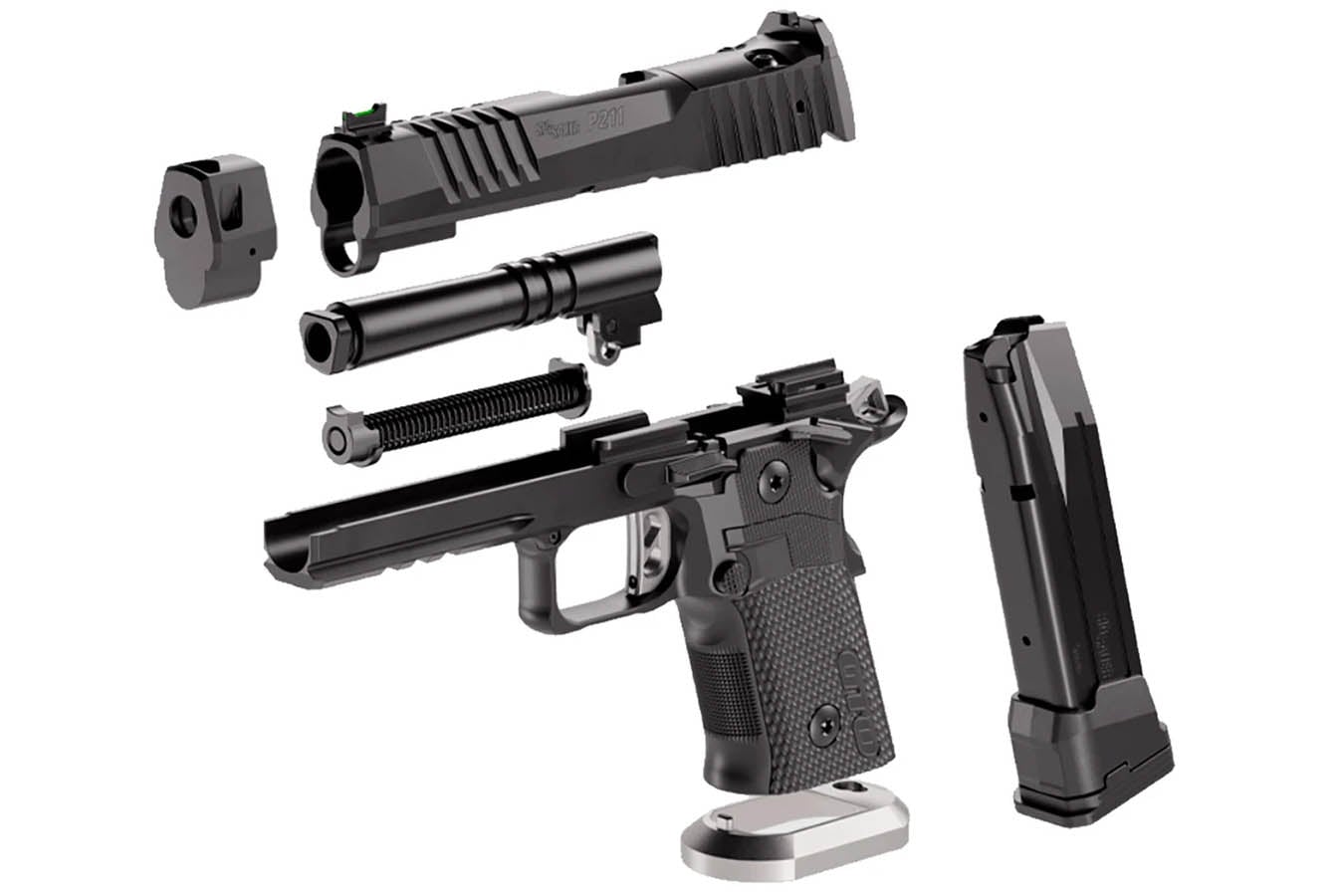 SIG SAUER P211-GTO 9mm Optic Ready Double Stack 1911 with ROMEO3 Pro 8 MOA  Reflex Sight