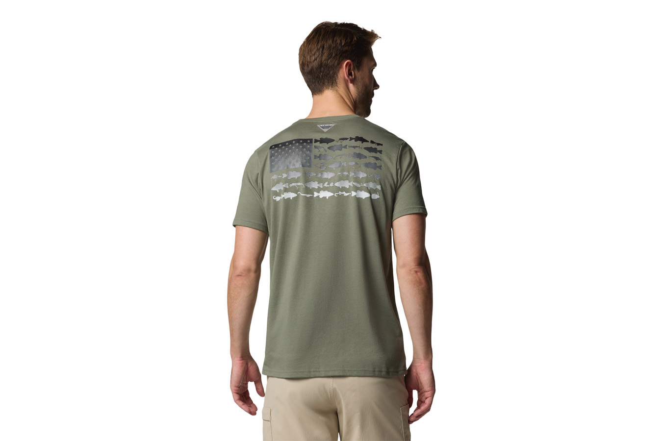 Columbia Men's PFG Fish Flag II Short Sleeve Shirt