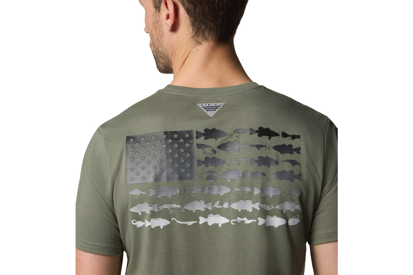 Columbia Men's PFG Fish Flag II Short Sleeve Shirt